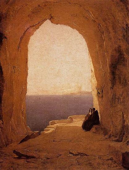 Grotto in the Gulf of Naples, Carl Blechen